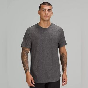 Men's Lululemon Drysense short sleeve t-shirt “Black/Rhino Grey” - MEDIUM